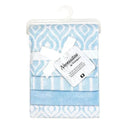 Rose Textiles- 4 Pack Receiving Blanket, Blue Watercolor Image 2