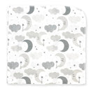 Rose Textiles - 4 Pack Receiving Blanket, Grey Sweet Dreams Image 3