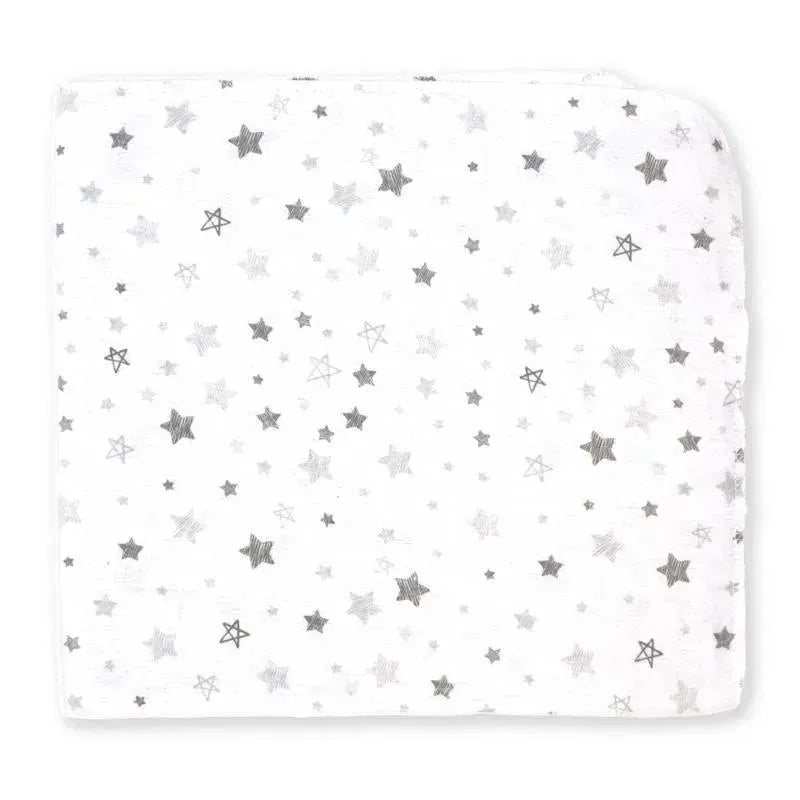 Rose Textiles - 4 Pack Receiving Blanket, Grey Sweet Dreams Image 4