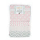 Rose Textiles 4Pack Receiving Blanket Hanging - Pink Image 1