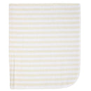 Rose Textiles 4Pk Flannel Receiving Blankets, Tan Folliage Image 5