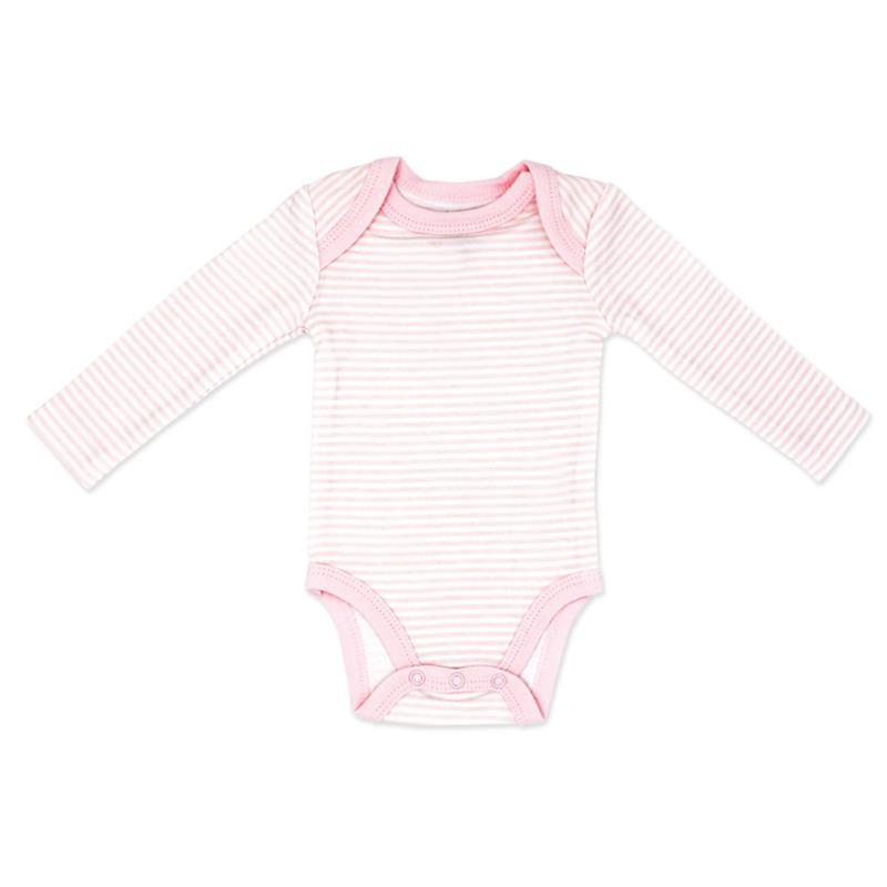 Rose Textiles 4Pk Naturelle Short Sleeve Bodysuit, Pink Image 4