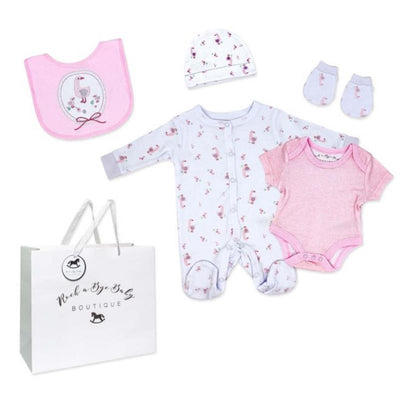 Rose Textiles - 5Pk Baby Girls Mesh Bag Set Goose Image 1