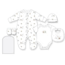 Rose Textiles - 5Pk Baby Neutral Mesh Bag Set Stork  Image 1