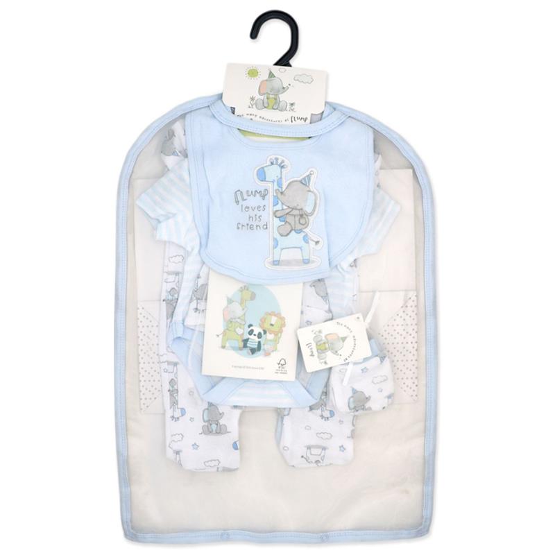 Rose Textiles - 6Pk Baby Boy Gift Set, Flump The Elephant Blue  Image 3