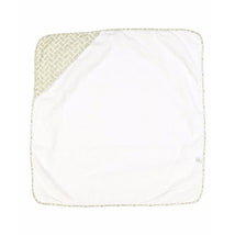 Rose Textiles - All Over Print Hooded Towel, Green Image 1