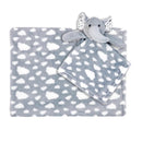 Rose Textiles - Animal Blanket And Nunu Set, Grey Image 1