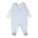 Rose Textiles - Baby Boys 2 Pc Dungaree Star Set, Blue Image 3