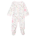 Rose Textiles - Baby Girl Interlock Coverall, Fox Woodland Image 1