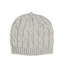 Rose Textiles - Baby Grey Cable-Knit Beanie Image 1