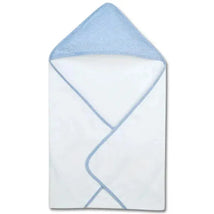 Rose Textiles Blue Hooded Towels For Baby Image 1