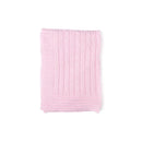 Rose Textiles - Cable Knit Blanket, Pink Image 2