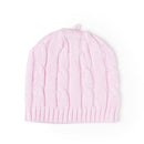 Rose Textiles - Cable Knit Hat, Pink Image 1