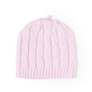 Rose Textiles - Cable Knit Hat, Pink Image 1