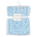 Rose Textiles - Curly Plush Blanket, Blue Image 1