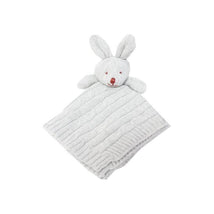 Rose Textiles - Knit Security Blanket, Bunny Grey Image 1
