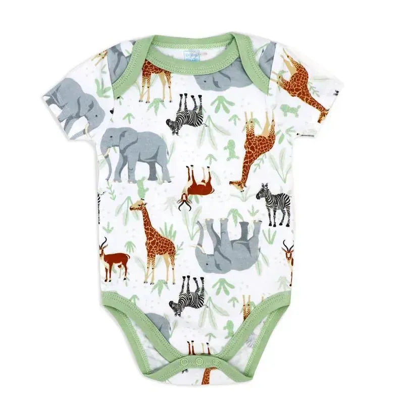 Rose Textiles - Neutral 3 Pack Bodysuit Set, Safari Image 4