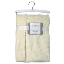 Rose Textiles - Rabbit Fleece Blanket - Ivory Image 1