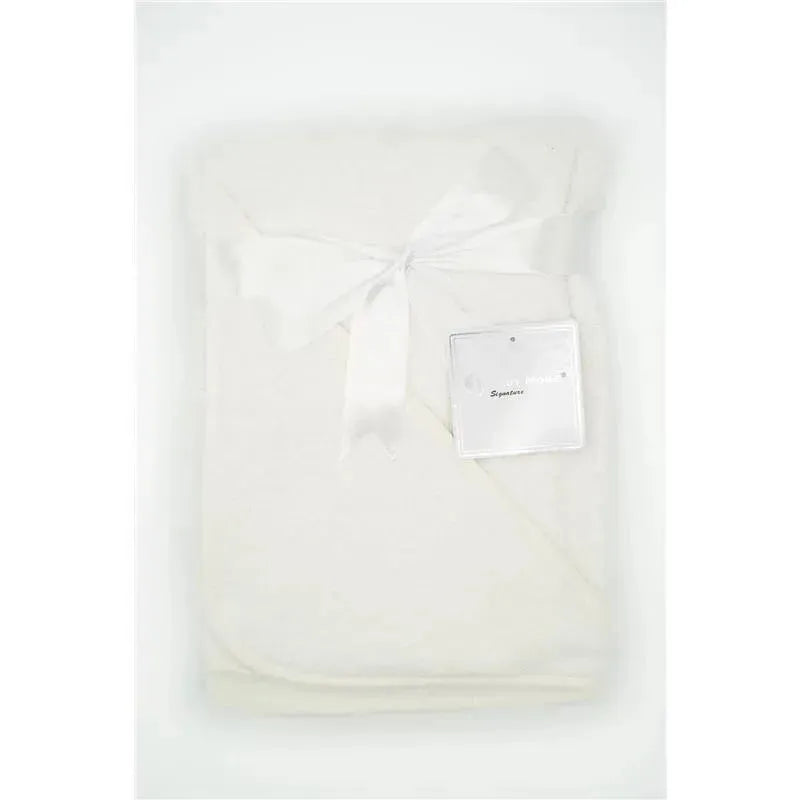 Rose Textiles White Hooded Towels For Baby Image 1