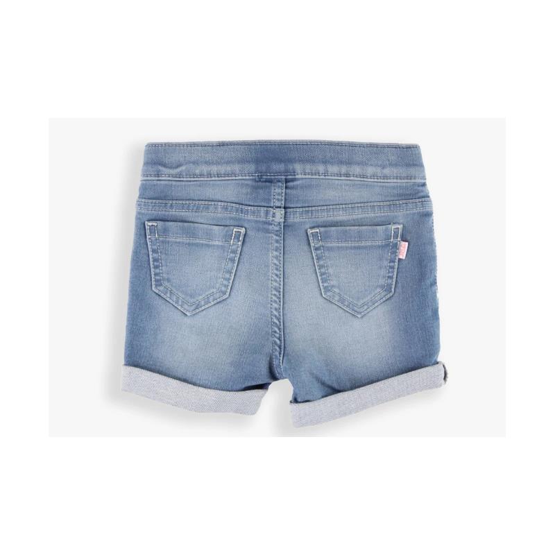 Rufflebutts - Baby Girl Light Wash Girls Denim Shorts  Image 3