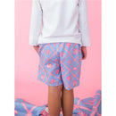 Rufflebutts Boys Tropical Trellis Performance Hybrid Swim Trunks Image 5