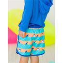 Rufflebutts Ruggedbutts Boys Upf50+ Sun Protected Dolphin Hem Swim Trunks Image 4