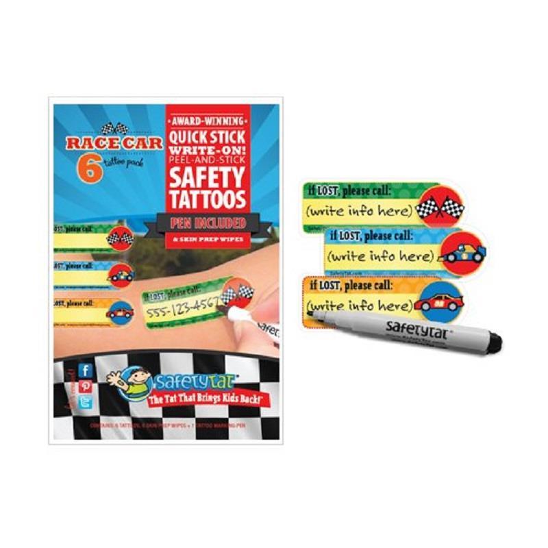 Safety Tat Boy- Race Car Image 1
