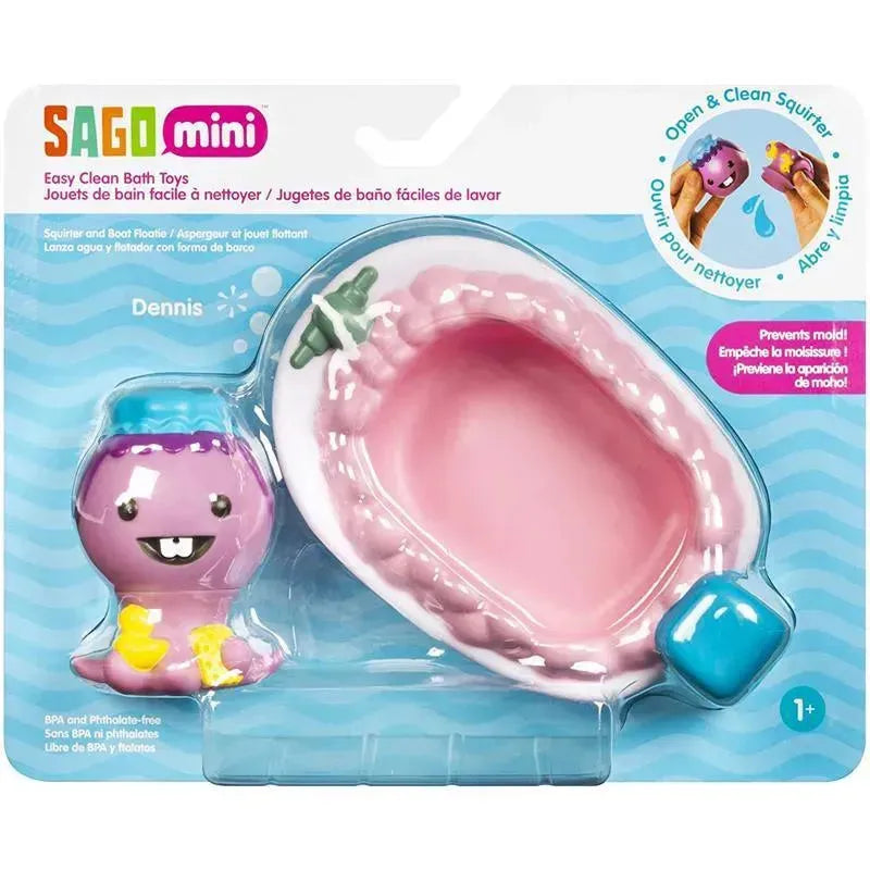 Sago Mini Octopus & Boat Floatie Bath Toys For Kids Image 1