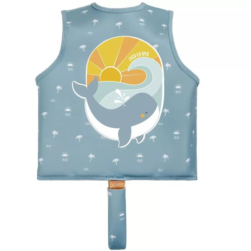 SARO Sea la Vie Children's Swim Vest - UV 50+ Learn-to-Swim Safety Vest Image 2