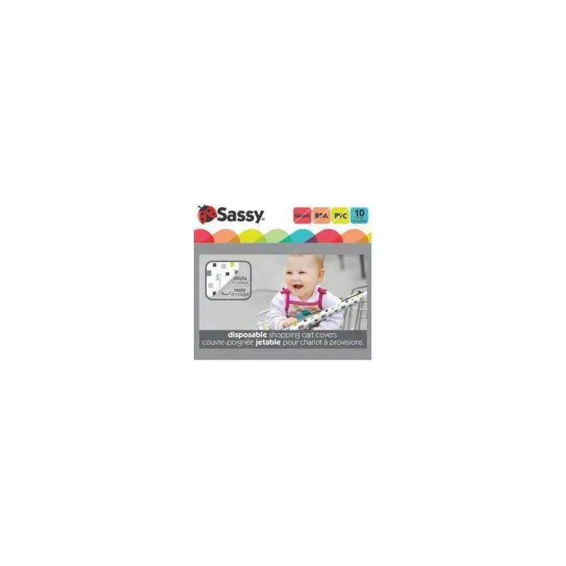 Sassy - 10 Ct Disposable Shopping Cart Covers Image 1