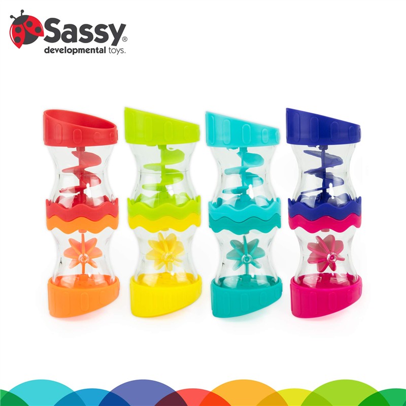 Sassy Rain Barrels Connecting Funnels Bath Toy Set - 8 Piece Image 3