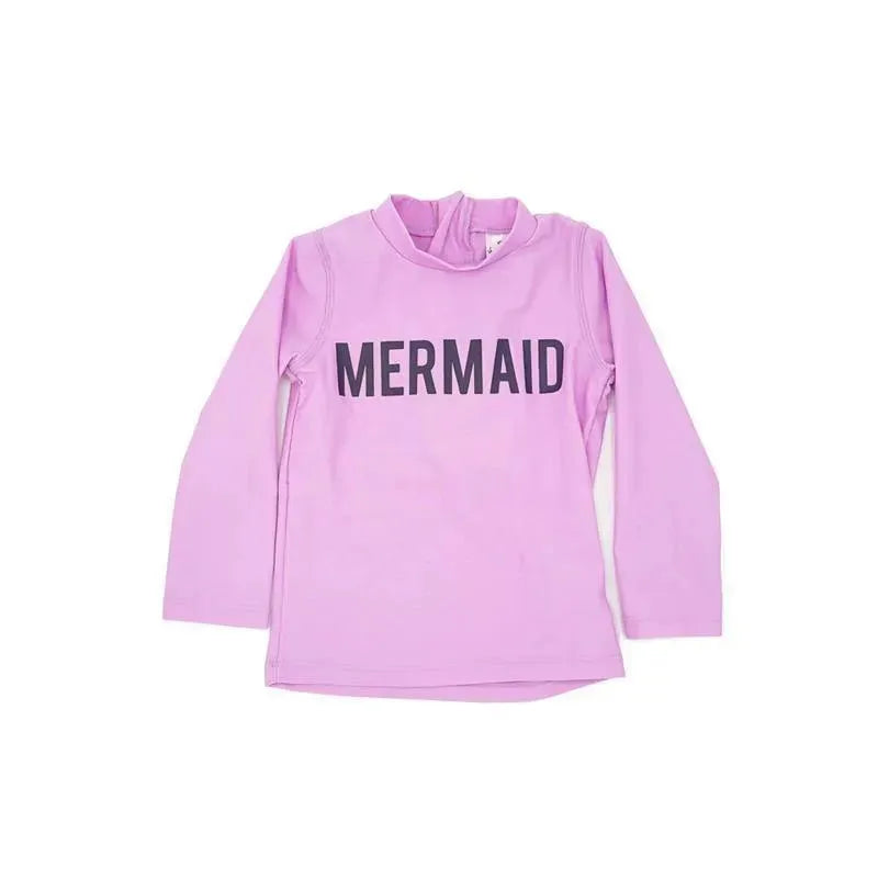 Shade Critters Mermaid Bathing Shirt & Baby Girl Bikini Bottom.