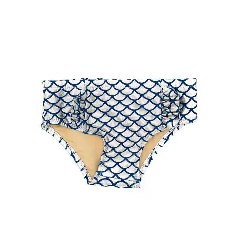 Shade Critters Mermaid Bathing Shirt & Baby Girl Bikini Bottom.