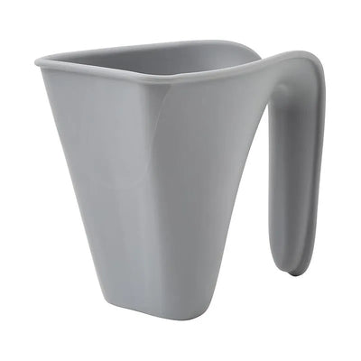 Shnuggle Bath Rinse Jug in Pebble Grey, featuring a modern design and ergonomic handle for easy pouring during bath time.
