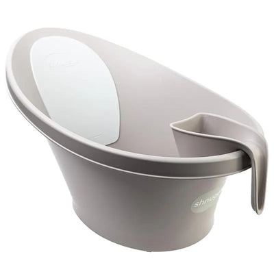 Taupe Shnuggle Bath Rinse Jug with a spout and ergonomic design for easy rinsing during bath time.