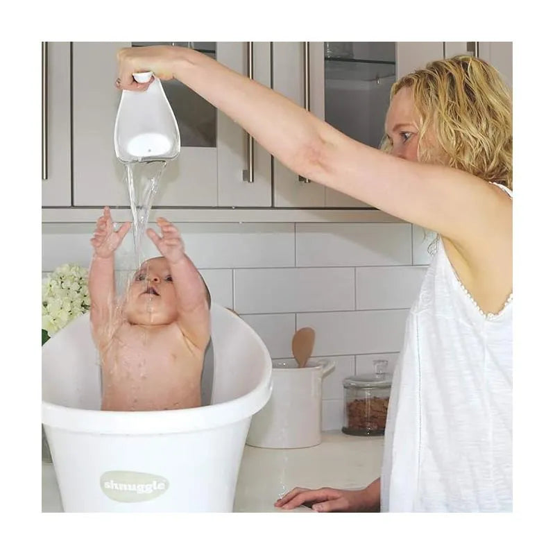 Shnuggle - Bath Rinse Jug, White/Grey Image 5