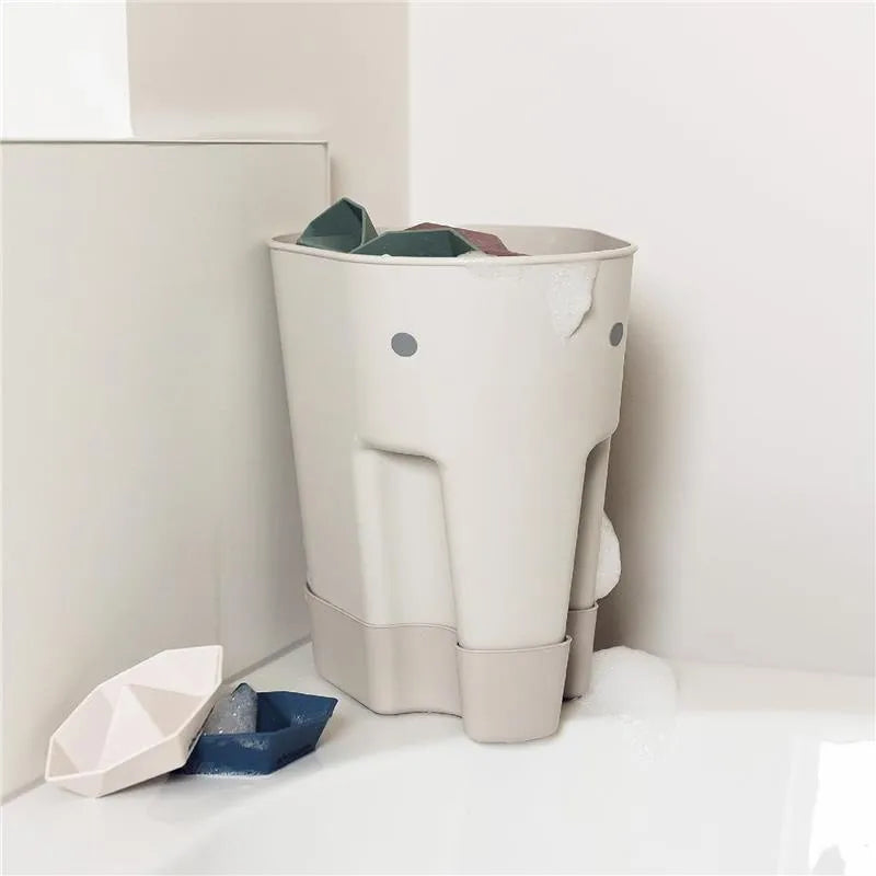 Shnuggle - Ellie Bath Toy Storage Scoop, Taupe Image 3