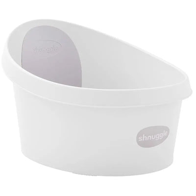 Shnuggle - Toddler Bath Tub, White & Grey Image 1