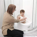 Shnuggle - Toddler Bath Tub, White & Grey Image 7