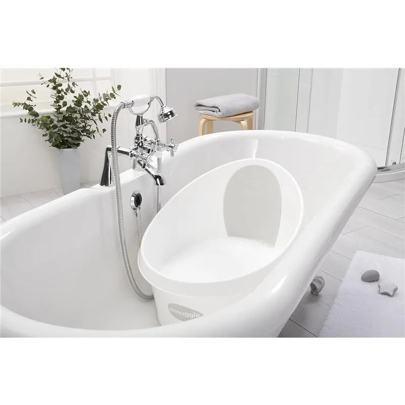 Shnuggle - Toddler Bath Tub, White & Grey Image 8
