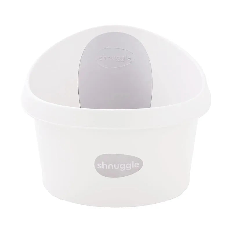 Shnuggle - Toddler Bath Tub, White & Grey Image 9