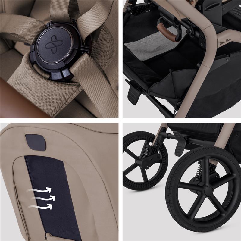 Silver Cross - Breez Compact Stroller, Champagne Image 2