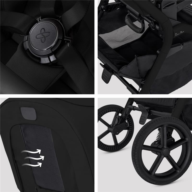 Silver Cross - Breez Compact Stroller, Onyx Image 2
