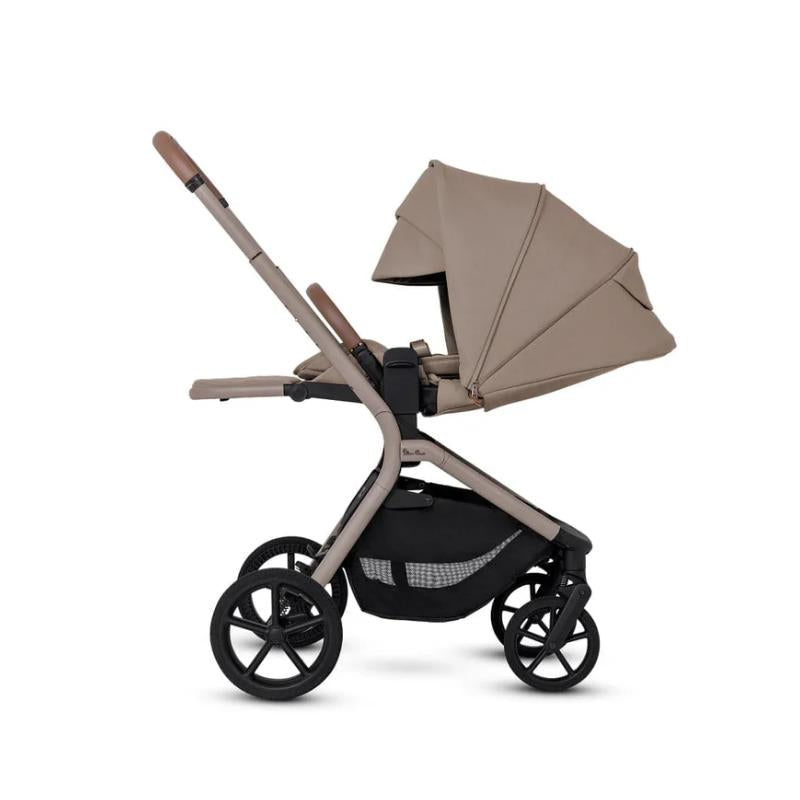 Silver Cross Breez Modular Stroller & Bassinet Bundle, Champagne Image 3