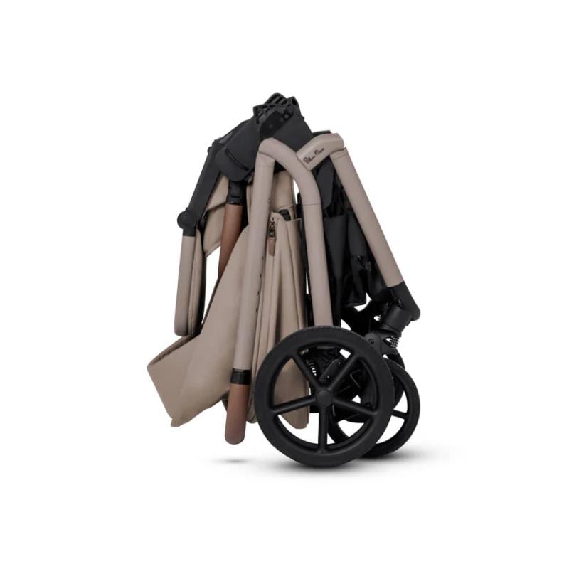 Silver Cross Breez Modular Stroller & Bassinet Bundle, Champagne Image 4