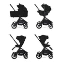 Silver Cross Breez Modular Stroller & Bassinet Bundle, Onyx Image 9