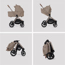 Silver Cross - Breez Overnight Approved Folding Bassinet, Champagne Image 5