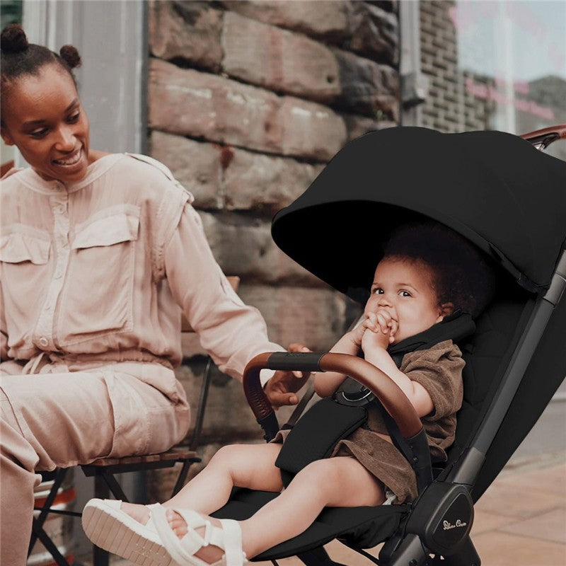 Silver Cross - Clic Lightweight Stroller, Space (Black) Image 6