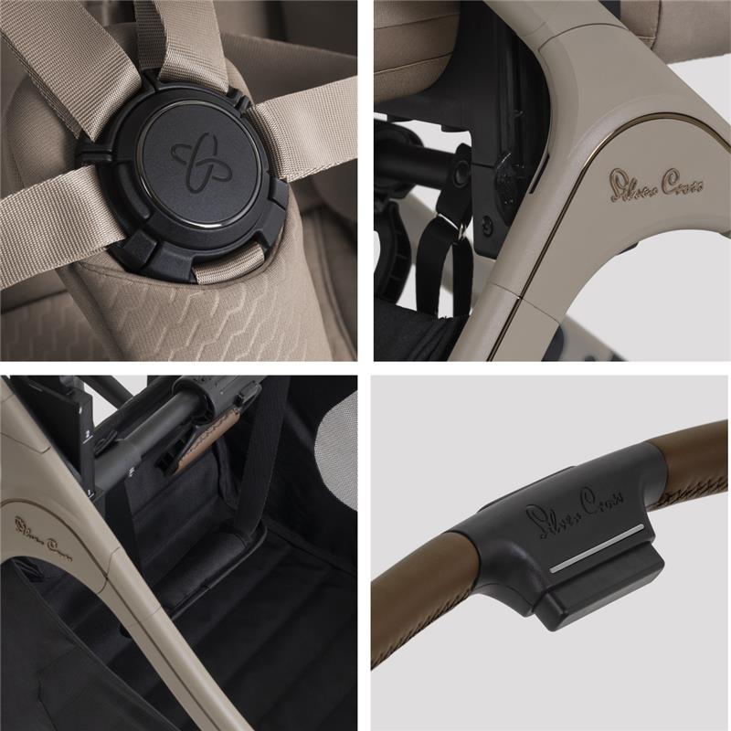 Silver Cross Cove 2 Full-Size All-Terrain Stroller, Champagne Image 2