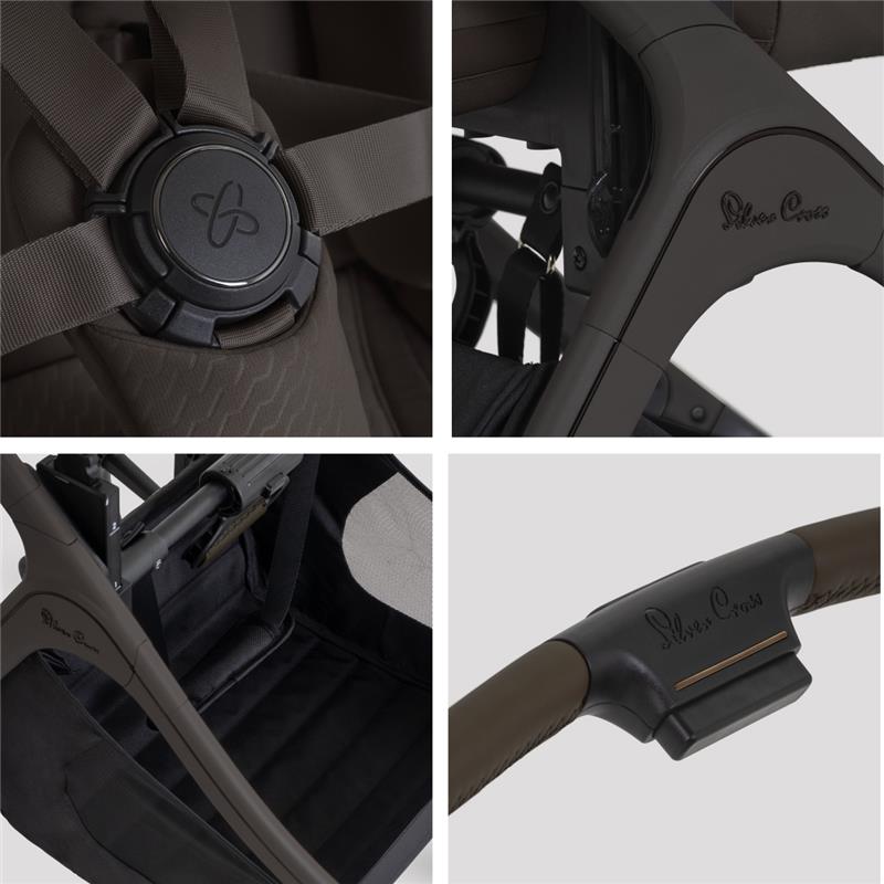 Silver Cross Cove 2 Full-Size All-Terrain Stroller, Chocolate Image 12